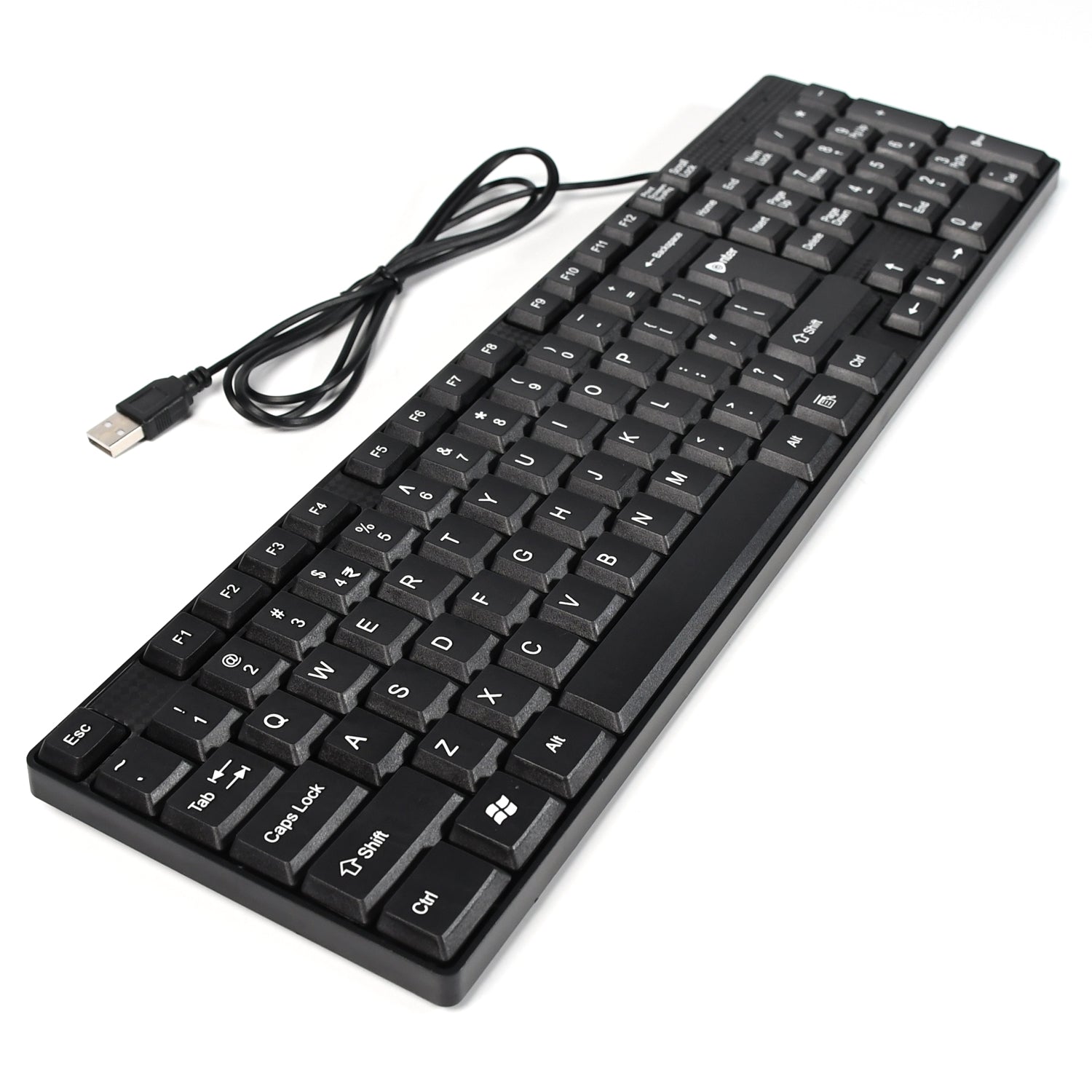 7328 Wired USB 102 Keys, Ergonomic Portable Typewriter Keyboard for Home Office, Plug and Play DeoDap 7328 Wired USB 102 Keys, Ergonomic Portable Typewriter Keyboard for Home Office, Plug and Play DeoDap